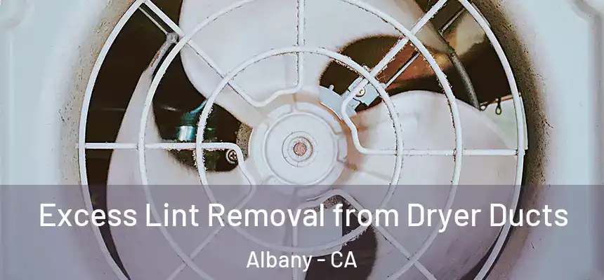 Excess Lint Removal from Dryer Ducts Albany - CA